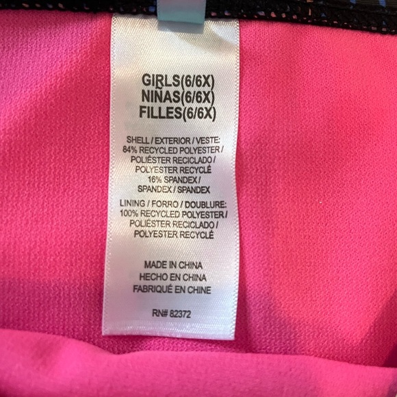 Breaking Waves Girl’s 2pc Bikini High Waisted Bottom  Swimsuit, Size 6/6X - Picture 9 of 11